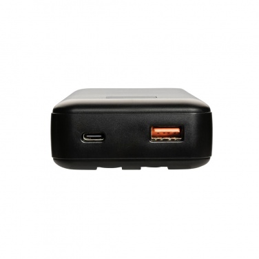 Logo trade promotional merchandise image of: Gridley RCS rplastic 20000 65W laptop powerbank